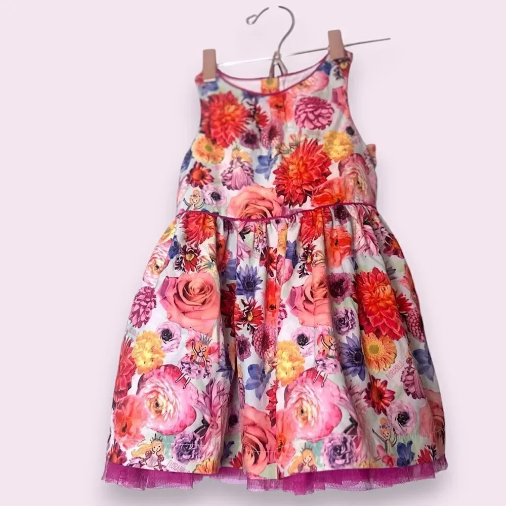 Florabelle Floral Dress with Back Zipper Toddler Kids Size 2T